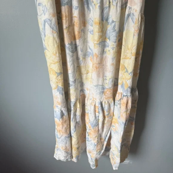 Abercrombie Asymmetrical Tiered Maxi Dress Size small - Picture 3 of 6